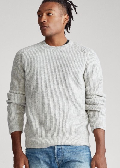 Men's Polo Ralph Lauren Wool Raglan Crewneck Sweater | 831025DKW